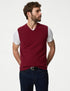 Pure Extra Fine Lambswool Sleeveless Jumper